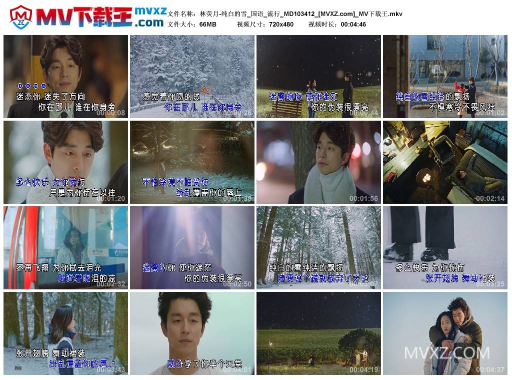 林荧月-纯白的雪_国语_流行_MD103412
